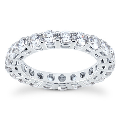 2.70 ct. Round Cut Prong Set Diamond Eternity Wedding Band