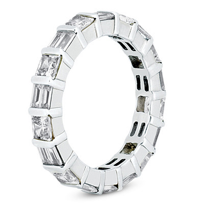 2.61 ct. tw. Multi-Shape Bar Set Diamond Eternity Wedding Band 1 thumbnail 2