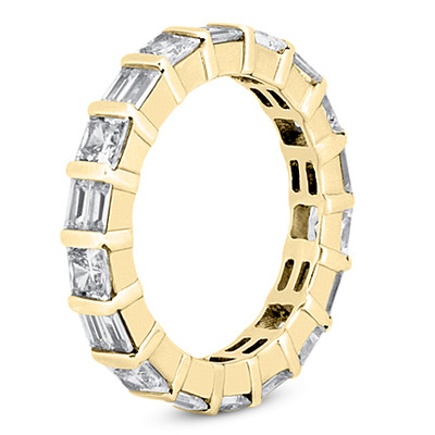 2.32 ct. t.w. Multi-Shape Bar Set Diamond Eternity Wedding Band - view 4