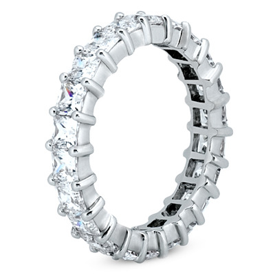 3.57 CT Diamond Eternity Wedding Band - view 2
