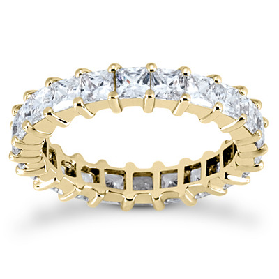 3.40 CT Diamond Eternity Wedding Band - view 3