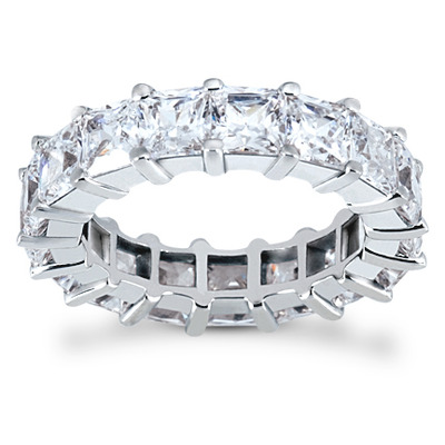 7.20 CT Diamond Eternity Wedding Band - view 1