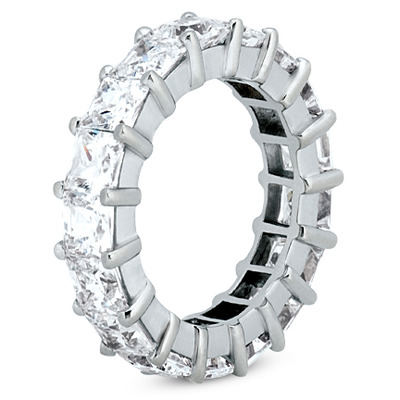 7.20 CT Diamond Eternity Wedding Band - view 2