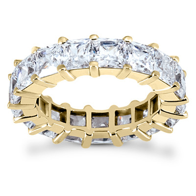 6.40 CT Diamond Eternity Wedding Band - view 3