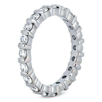 1.33 ct. Diamond Eternity Wedding Band thumbnail 2