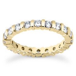 1.26 ct. Diamond Eternity Wedding Band thumbnail 3
