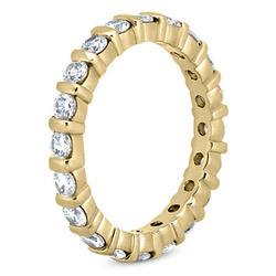 1.26 ct. Diamond Eternity Wedding Band thumbnail 4