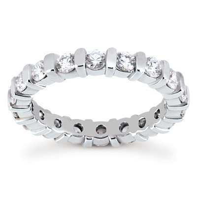 1.70 CT Diamond Eternity Wedding Band - view 1