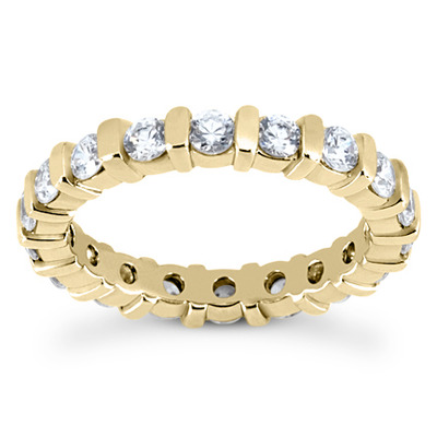 1.70 CT Diamond Eternity Wedding Band - view 3