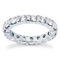 2.25 ct. Diamond Eternity Wedding Band thumbnail 1
