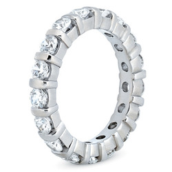 2.25 ct. Diamond Eternity Wedding Band thumbnail 2