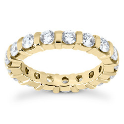 2.25 ct. Diamond Eternity Wedding Band thumbnail 3