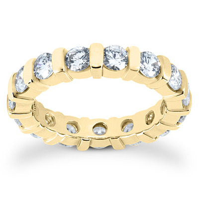 3.00 CT Diamond Eternity Wedding Band - view 3
