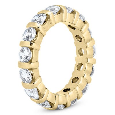 4.00 CT Diamond Eternity Wedding Band - view 4