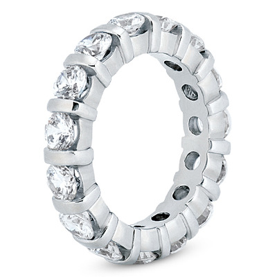 3.75 CT Diamond Eternity Wedding Band 1 - view 2