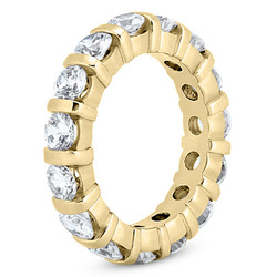 3.50 CT Diamond Eternity Wedding Band thumbnail 4