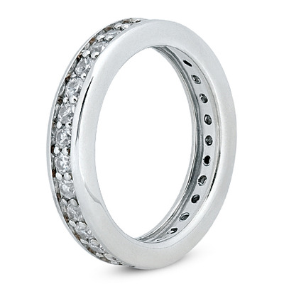 Common Bead Set Diamond Eternity Wedding Band (0.93 ct. tw.) - view 2