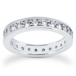 1.25 CT Diamond Eternity Wedding Band thumbnail 1