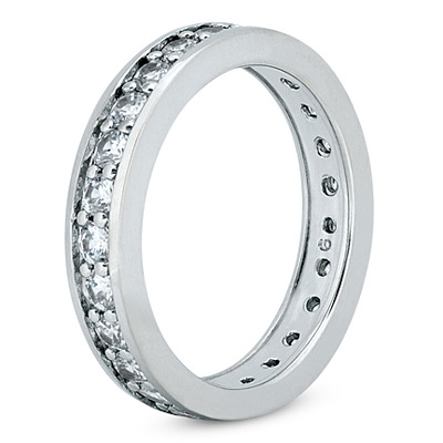 1.25 CT Diamond Eternity Wedding Band - view 2