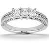 Antique Three Stone Diamond Bridal Ring (1.07 ct.tw.)