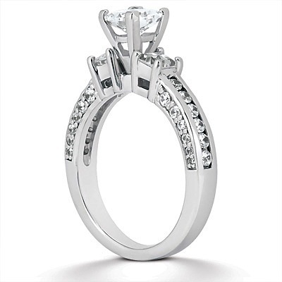 1.4 CT Diamond Bridal Ring thumbnail 2