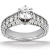Antique Set Diamond Bridal Ring (1.05 ct. tw.)