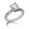 Stylish Prong Set Diamond Solitaire Engagement Ring