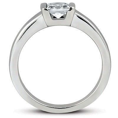 Princess Cut Bar Set Solitaire Engagement Ring (0.85 ct. - 1.15 ct.) thumbnail 2