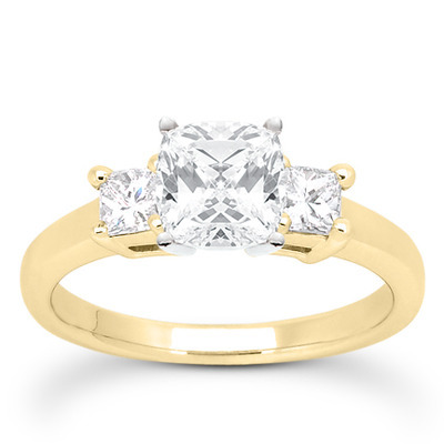 Princesss Cut Prong Set Diamond Engagement Ring (0.54 ct. tw.) thumbnail 25