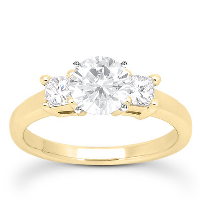 Princesss Cut Prong Set Diamond Engagement Ring (0.54 ct. tw.) thumbnail 19