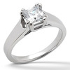 Split Prong Trellis Solitaire Engagement Ring 