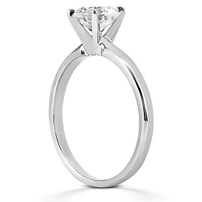 Round Cut Solitaire Diamond Engagement Ring (1.00 ct.) thumbnail 3