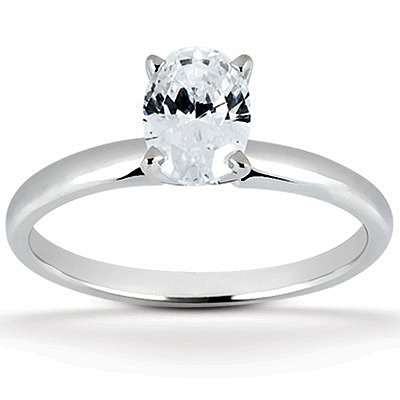 Oval Cut Solitaire Diamond Engagement Ring (1.00 ct.)