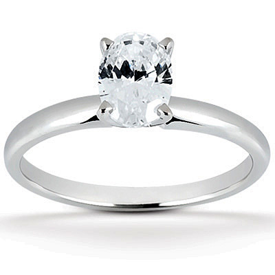 Oval Cut Solitaire Diamond Engagement Ring (2.00 ct.) thumbnail 1