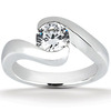 Tension Set Solitaire Engagement Ring (1.50 ct.)
