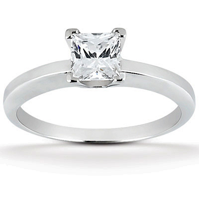 Princess Cut Solitaire Engagement Ring 