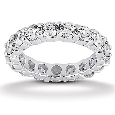 3.20 ct. Diamond Eternity Wedding Band thumbnail 1