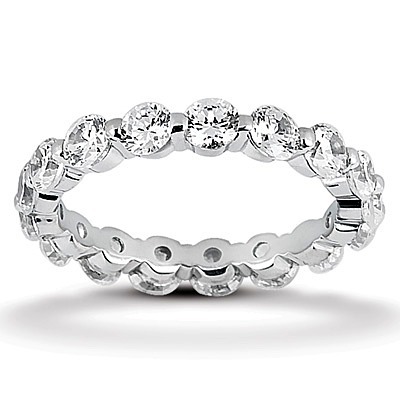 2.25 ct. Diamond Eternity Wedding Band 2 thumbnail 1