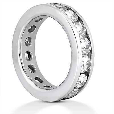 4.00 ct. Diamond Eternity Wedding Band thumbnail 3
