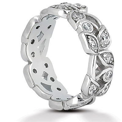 0.72 ct. Diamond Eternity Wedding Band - view 3