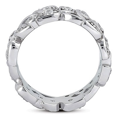 0.72 ct. Diamond Eternity Wedding Band 3 thumbnail 2