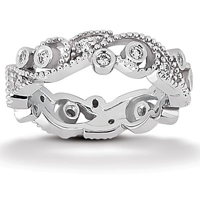 0.36 ct. Diamond Eternity Wedding Band 2 thumbnail 1