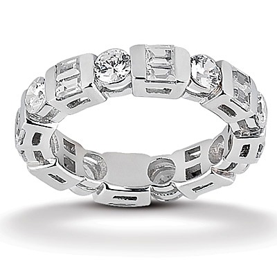 3.4 ct. t.w. Diamond Eternity Wedding Band - view 1