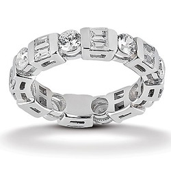 3.4 ct. t.w. Diamond Eternity Wedding Band thumbnail 1