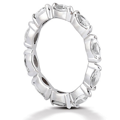 2.25 ct. Diamond Eternity Wedding Band 3 - view 3