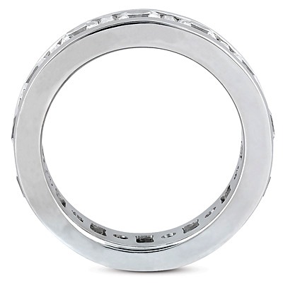 4.62 ct. Multi-shape Channel Set Diamond Eternity Wedding Band 1 - view 2