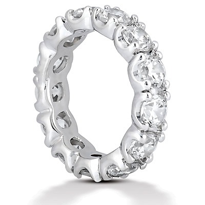 5.25 ct. Diamond Eternity Wedding Band - view 3