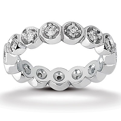 0.56 ct. Prong Set Diamond Eternity Wedding Band