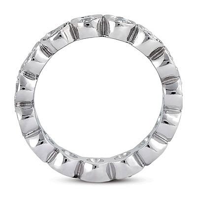 0.56 ct. Diamond Eternity Wedding Band thumbnail 2