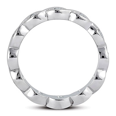 0.24 ct. Diamond Eternity Wedding Band - view 2